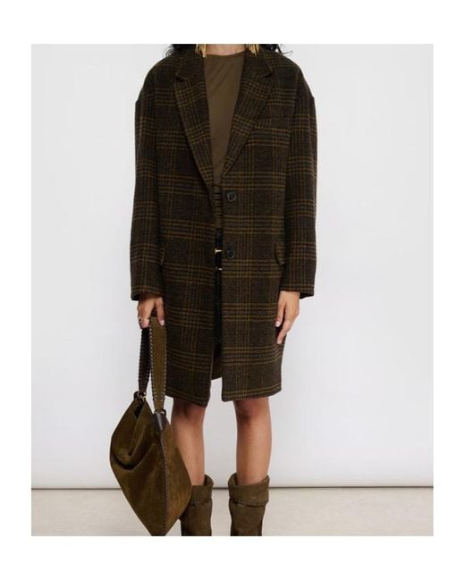 Isabel Marant Multicolor Isabel Marant Étoile Limiza Checkered Coat