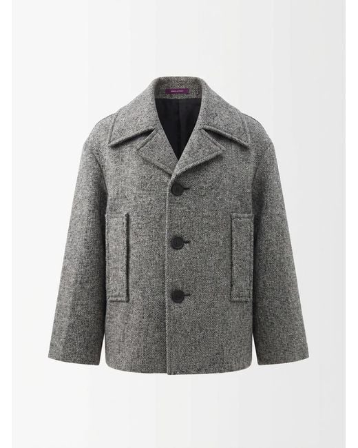 Gucci Gray Double Cotton Wool Caban, Ready-To-Wear for men
