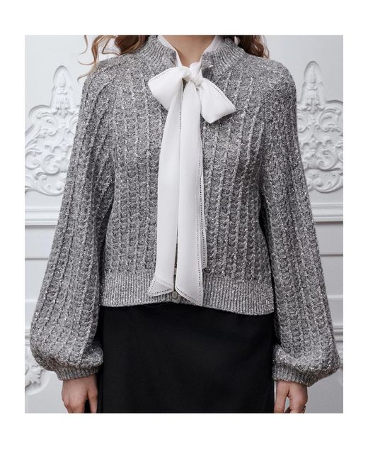 Dior Gray Cardigan