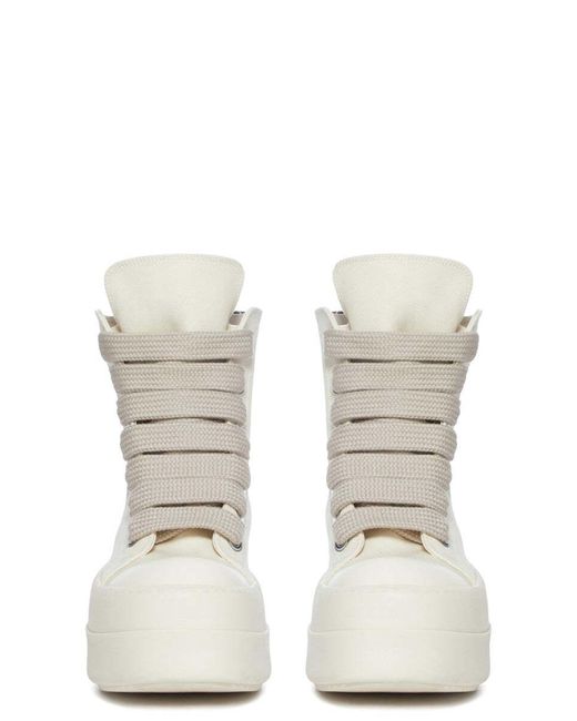 Rick Owens Natural Mega Bumper Jumbolace Sneakers for men