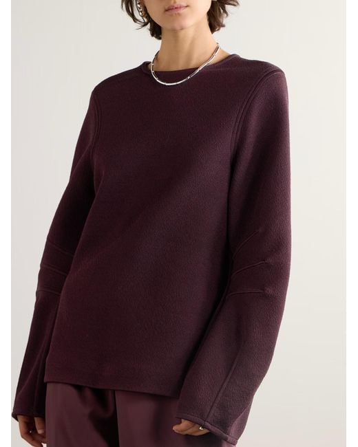 Jil Sander Purple Woven Shirt