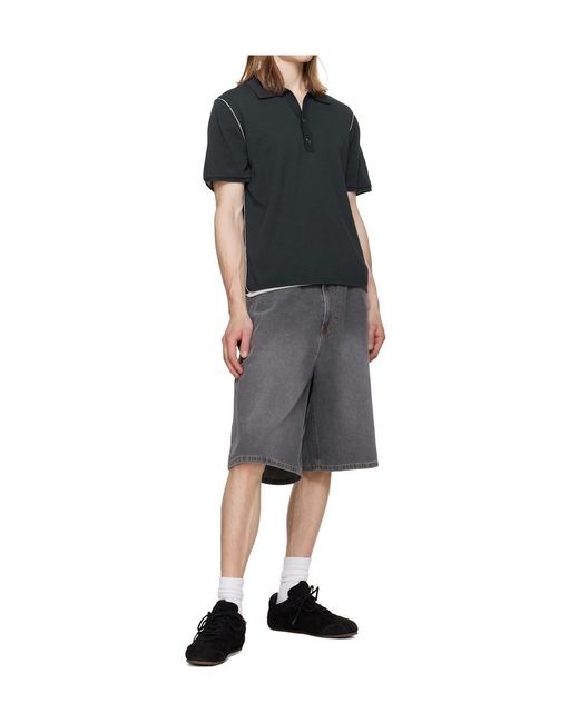 Axel Arigato Black Slow Runner Suede Panelled Sneakers for men