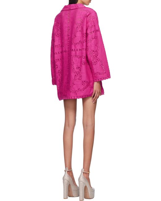 Valentino Pink Lace Dress