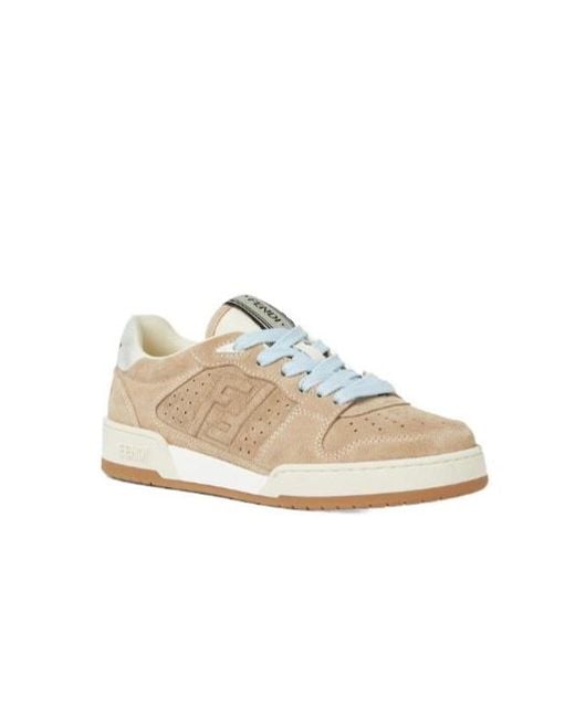 Fendi Natural Match Low-Top Sneakers