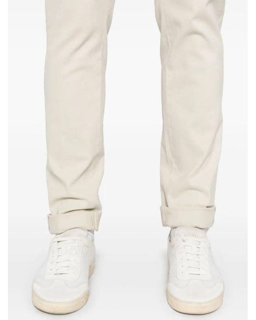 Dondup White Gaubert Tailored Pants for men