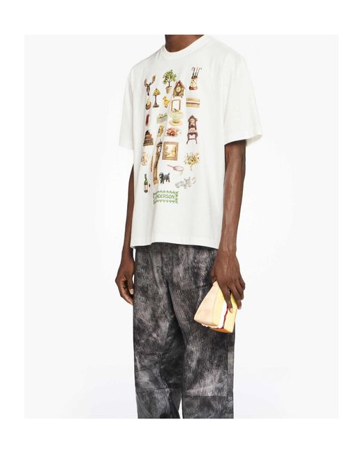 J.W. Anderson White T-Shirts for men