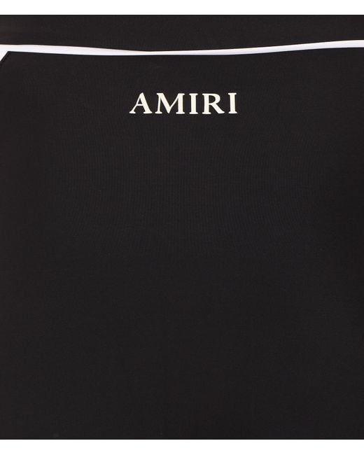 Amiri Black Elastic Waist Leggings