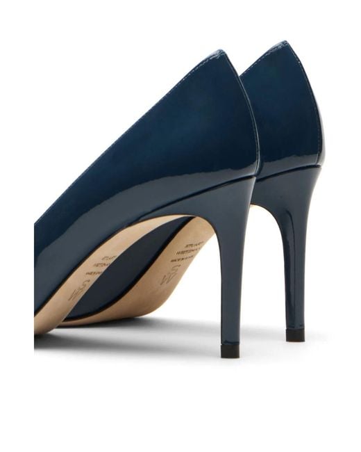 Stuart Weitzman Blue Stuart Power Pump 85