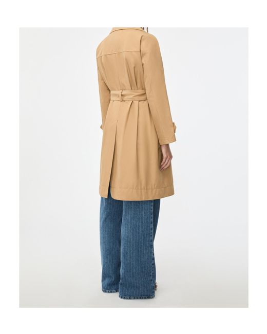iBlues Natural Straight-Fit Trench Coat