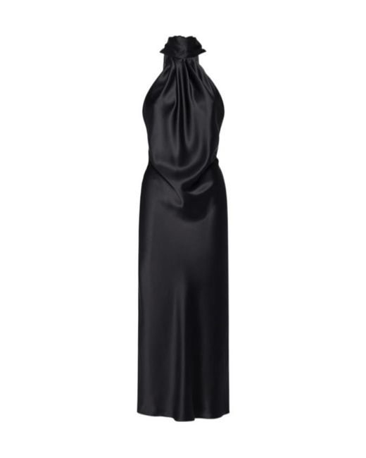 Max Mara Black Strap-Up Dress