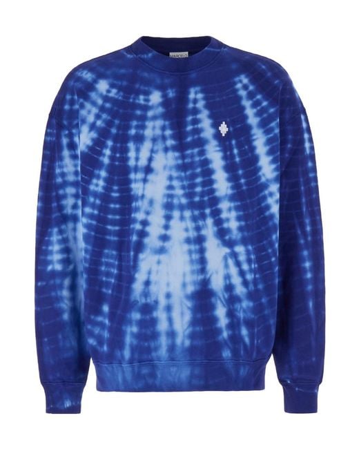 Marcelo Burlon Blue County Of Milan Crewneck Long-Sleeved Sweatshirt for men
