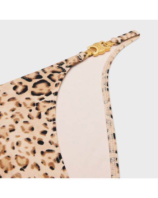 Céline White Triomphe Swimsuit Bottom