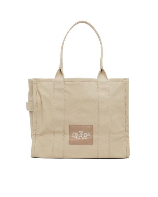 Marc Jacobs Natural Camel Logo Handbag