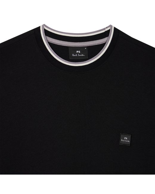 Paul Smith Black Logoprint Tshirt for men