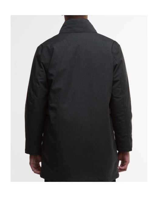 Barbour Black Winter Powell Waterproof Jacket for men
