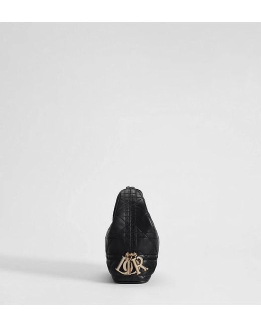 Dior Black Mini Toujours Hobo Bag