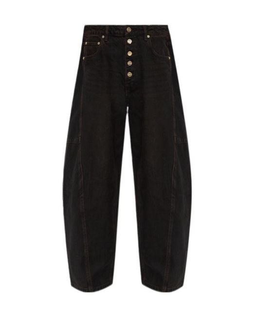 AllSaints Black Belt Loop Jeans