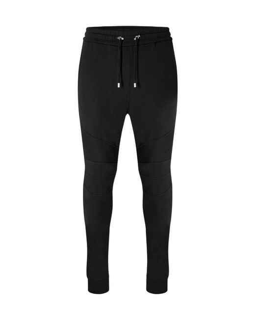Balmain Black Logo Sweatpants for men