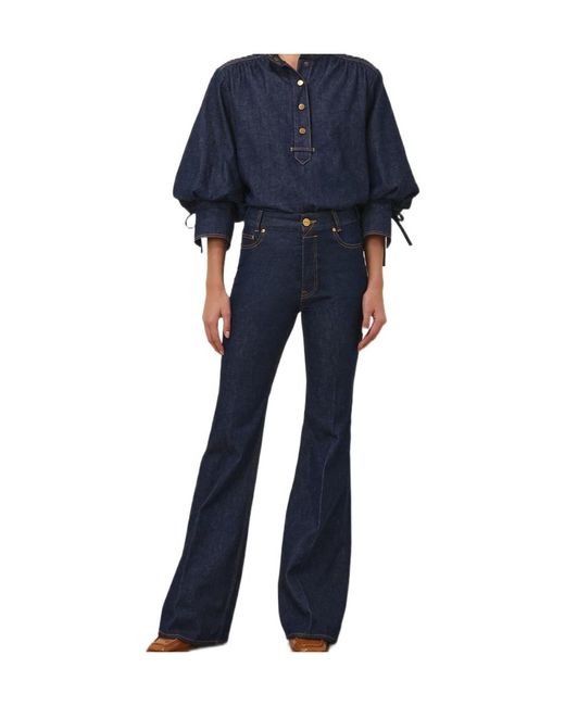 Zimmermann Blue Slim Flare Jean