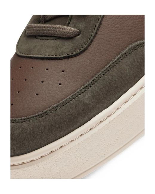 Axel Arigato Brown Round-Toe Low-Top Casual Shoes for men
