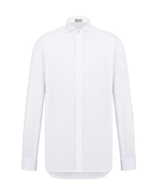 Dior White Shirt With Christian Paris Tag for men
