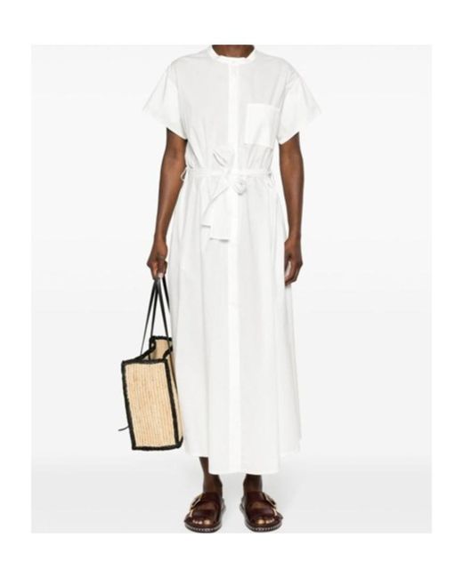 Forte_forte White Cotton Shirtdress