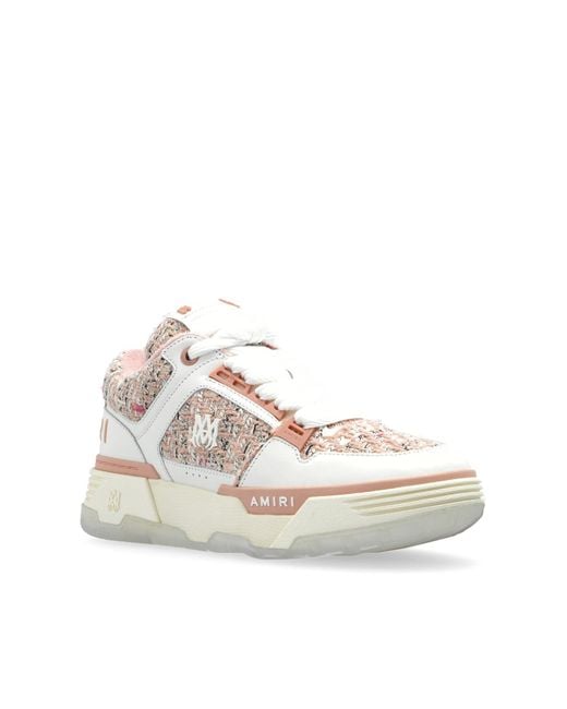 Amiri Pink Ma1 Logo Patch Sports Shoes