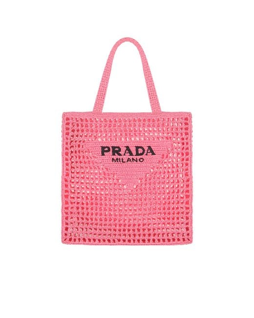 Prada Pink Rectangular Handbag