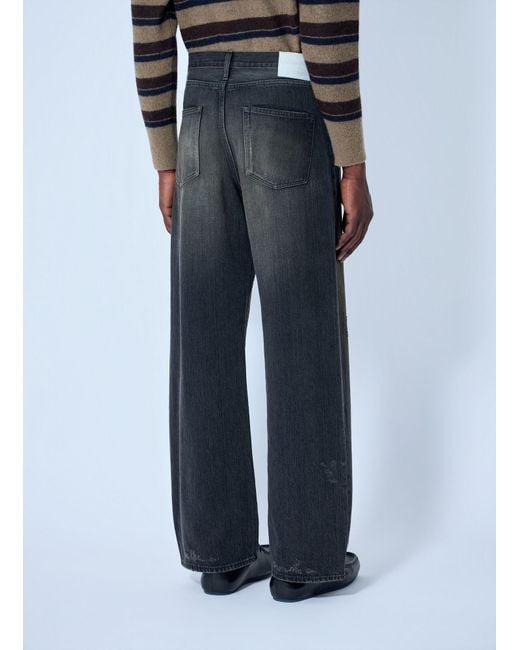 Ssstein Blue Loose Denim Jeans for men