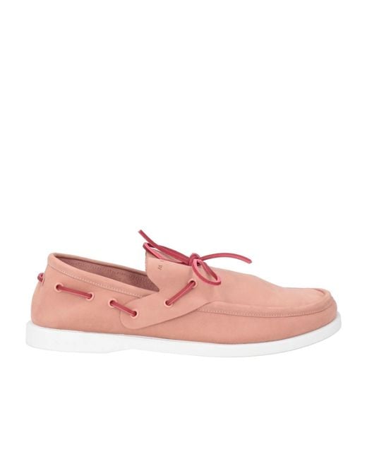 Marni Pink Simple Loafers