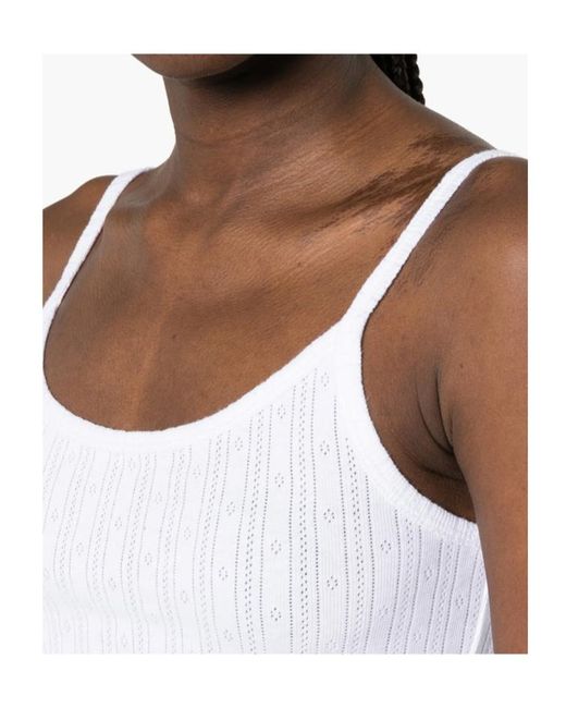 Sporty & Rich White Sleeveless Vest
