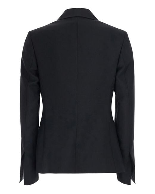 Rohe Black Single-Breasted Buttoned Blazer