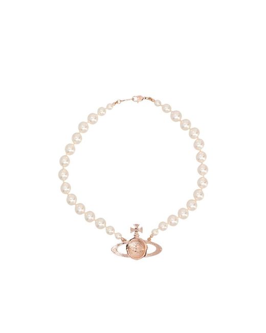 Vivienne Westwood Metallic Orb Charm Necklace