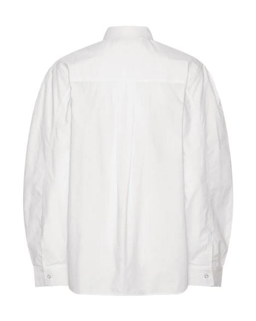 ROTATE BIRGER CHRISTENSEN White Oversized Shirt Bright