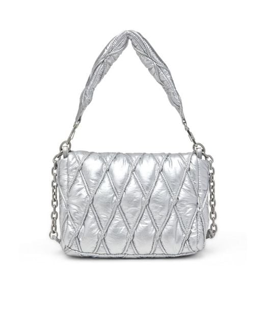 DIESEL White Charm-D M-Shoulder Bag