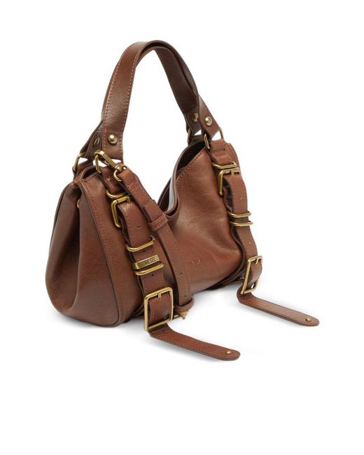 DIESEL Brown D-One-Small Top-Handle Bag
