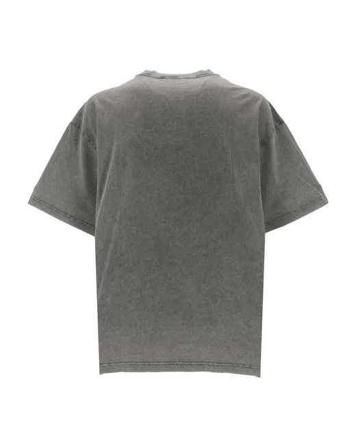 【関税送料無料】acne studios Skull Printed Crewneck T-shirt Acne Studios Skull Printed Crewneck T-Shirt in Gray for Men