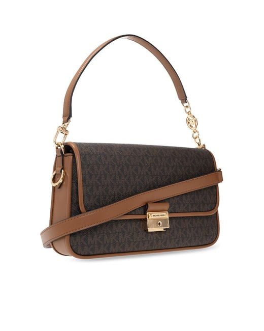 MICHAEL Michael Kors Black Bradshaw Foldover Top Tote Bag