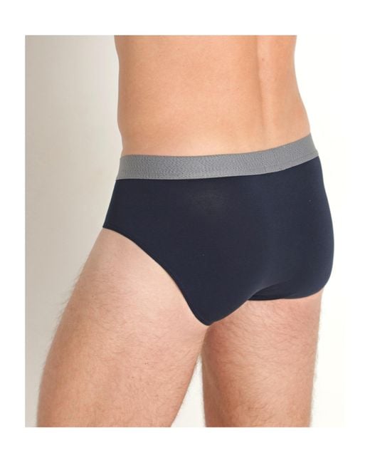 Emporio Armani Blue Elastic Waist Underwear for men