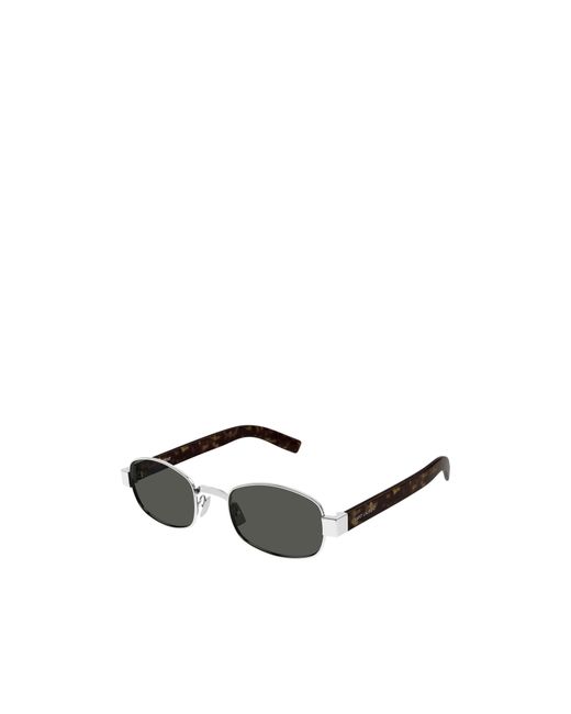 Saint Laurent White Eyewear Sl 706 Rectangular Sunglasses for men