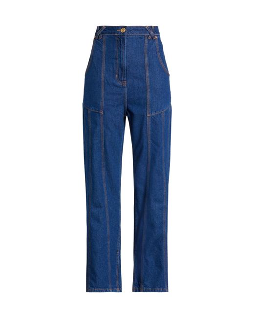 Farm Rio Blue Belt Loop Jeans