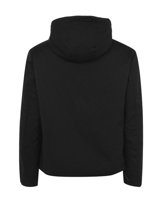 Emporio Armani Black Windproof And Waterproof Jacket for men