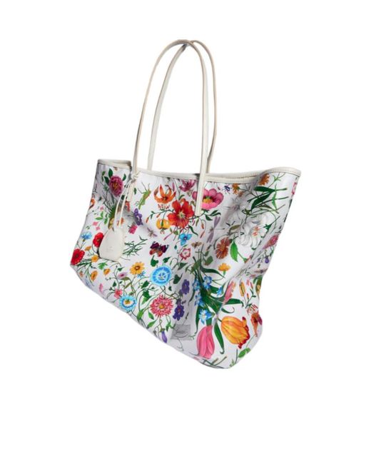 Gucci White Tribeca Large Tote Bag