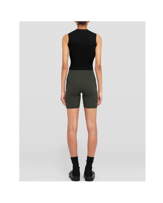 Jil Sander Black Sleeveless Tops