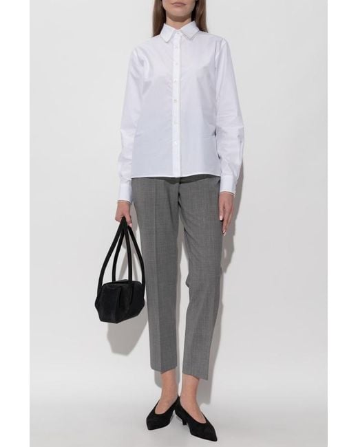 Fabiana Filippi Gray Slim Trousers