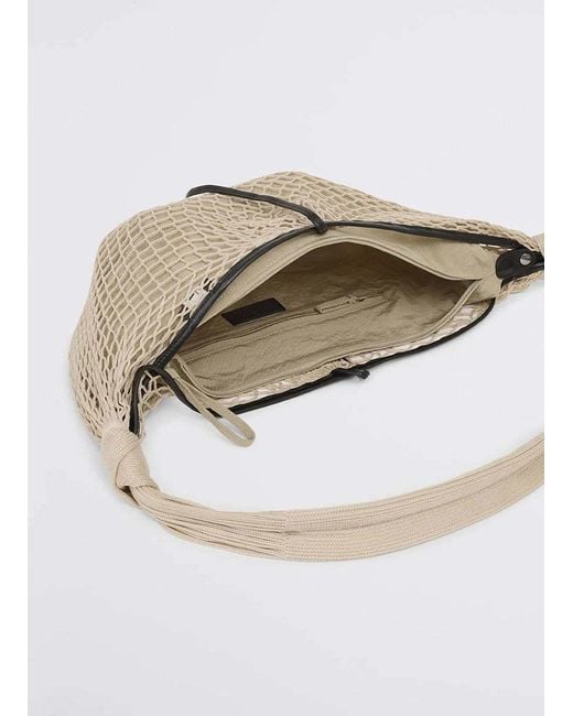 Lemaire White X Filt Croissant Bow Detail Shoulder Bag for men