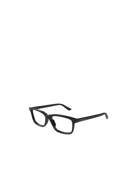 Bottega Veneta White Eyewear Rectangular Frame Glasses for men
