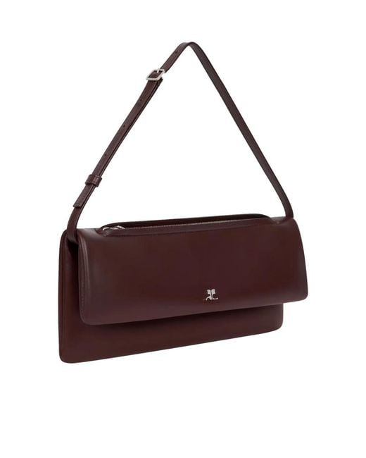 Courreges Brown Courrèges Wrist Clutch Bag