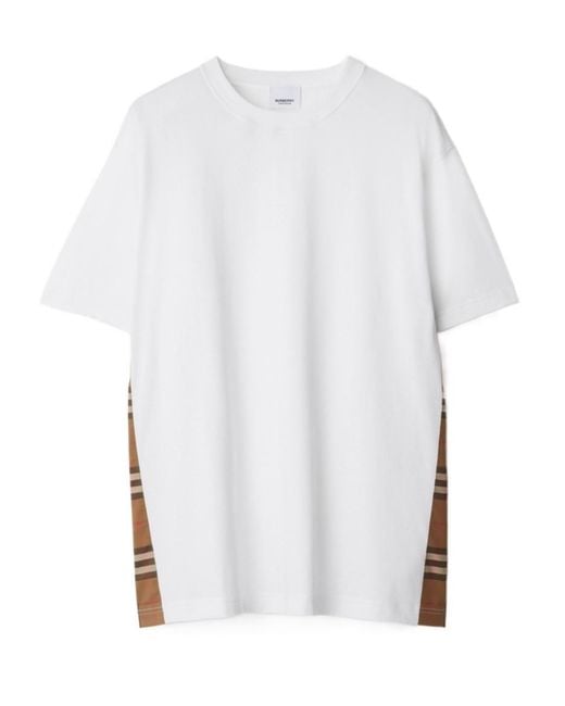 Burberry White Logo Short-Sleeved T-Shirt