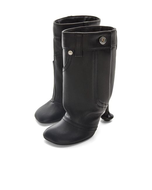 Loewe Black Toy Pointed-Toe Ankle Boots
